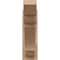 Ekena Millwork 6-in W x 16-in D x 20-in H Olympic Slat Rough Cedar Woodgrain TimberThane Outlooker, Primed Tan OUTUR060X16X20OLY24RCPR - alternate 5
